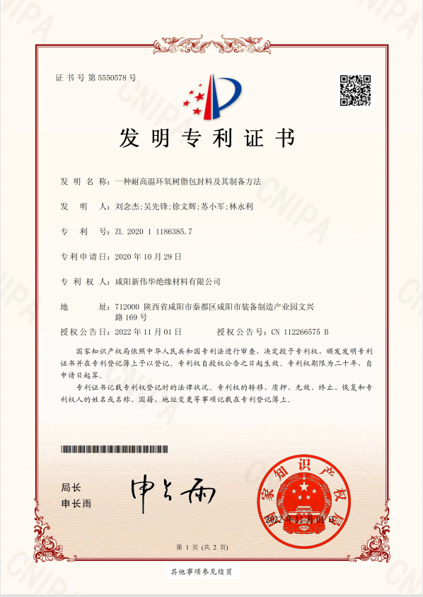 发现专利证书